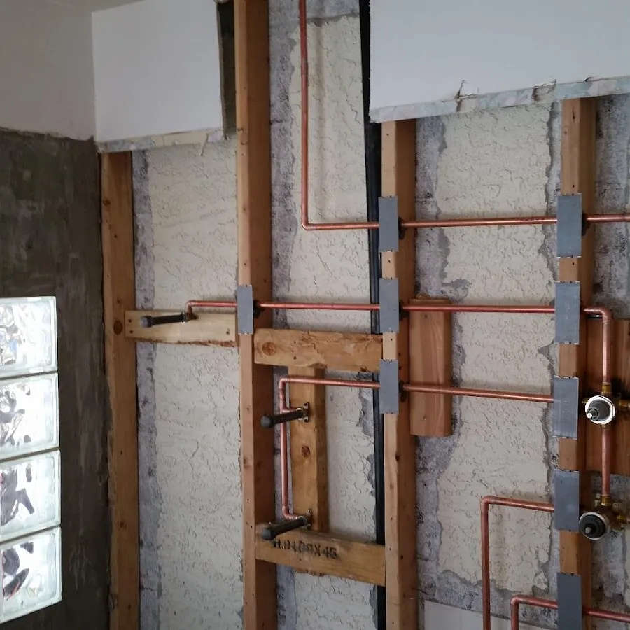 Copper pipe installation for Repiping in Bellwood